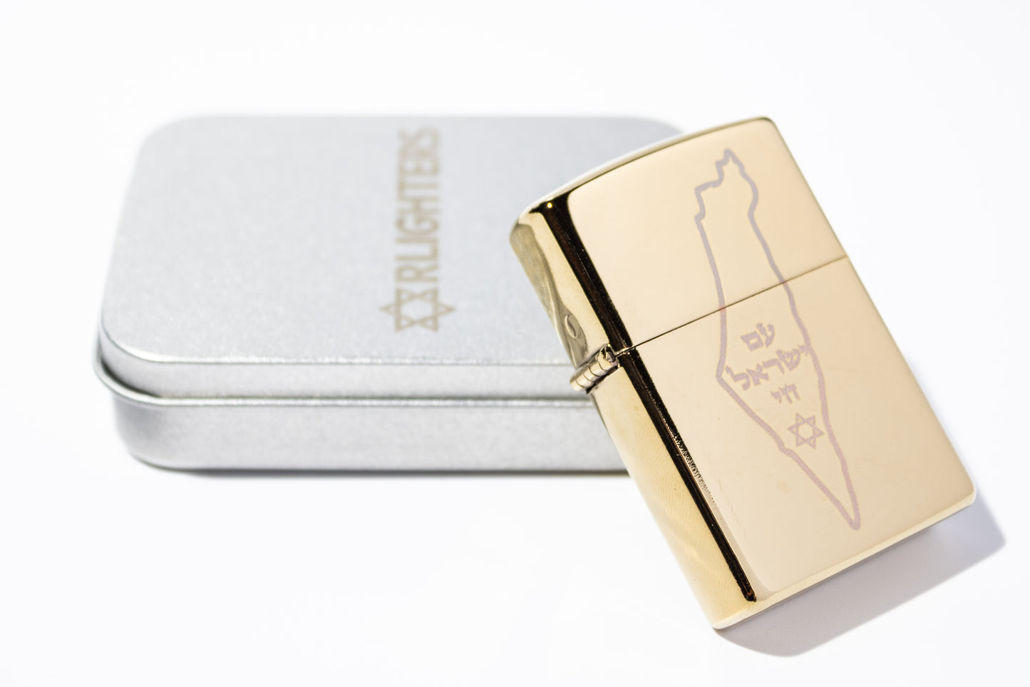 Gold Israel Lighter