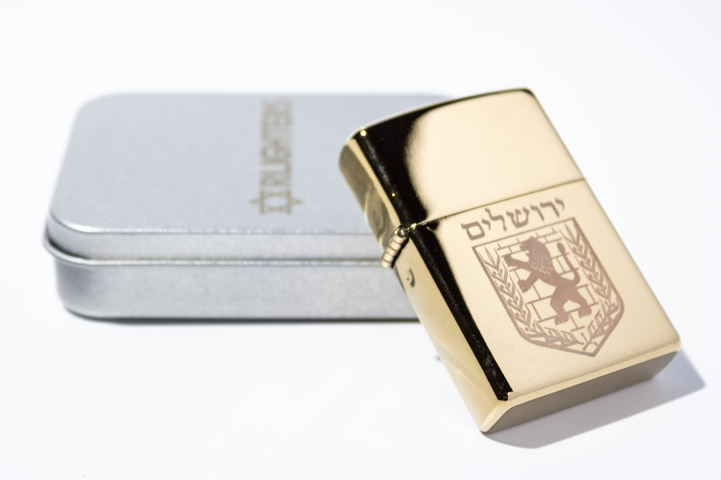 Gold Jerusalem Lighter