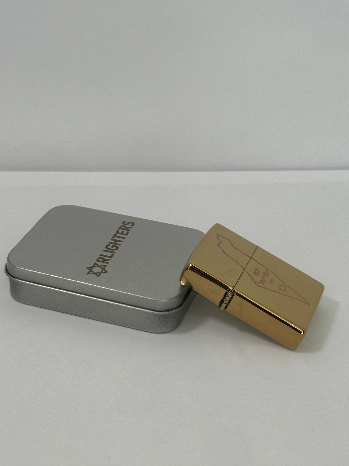 Gold Israel Lighter