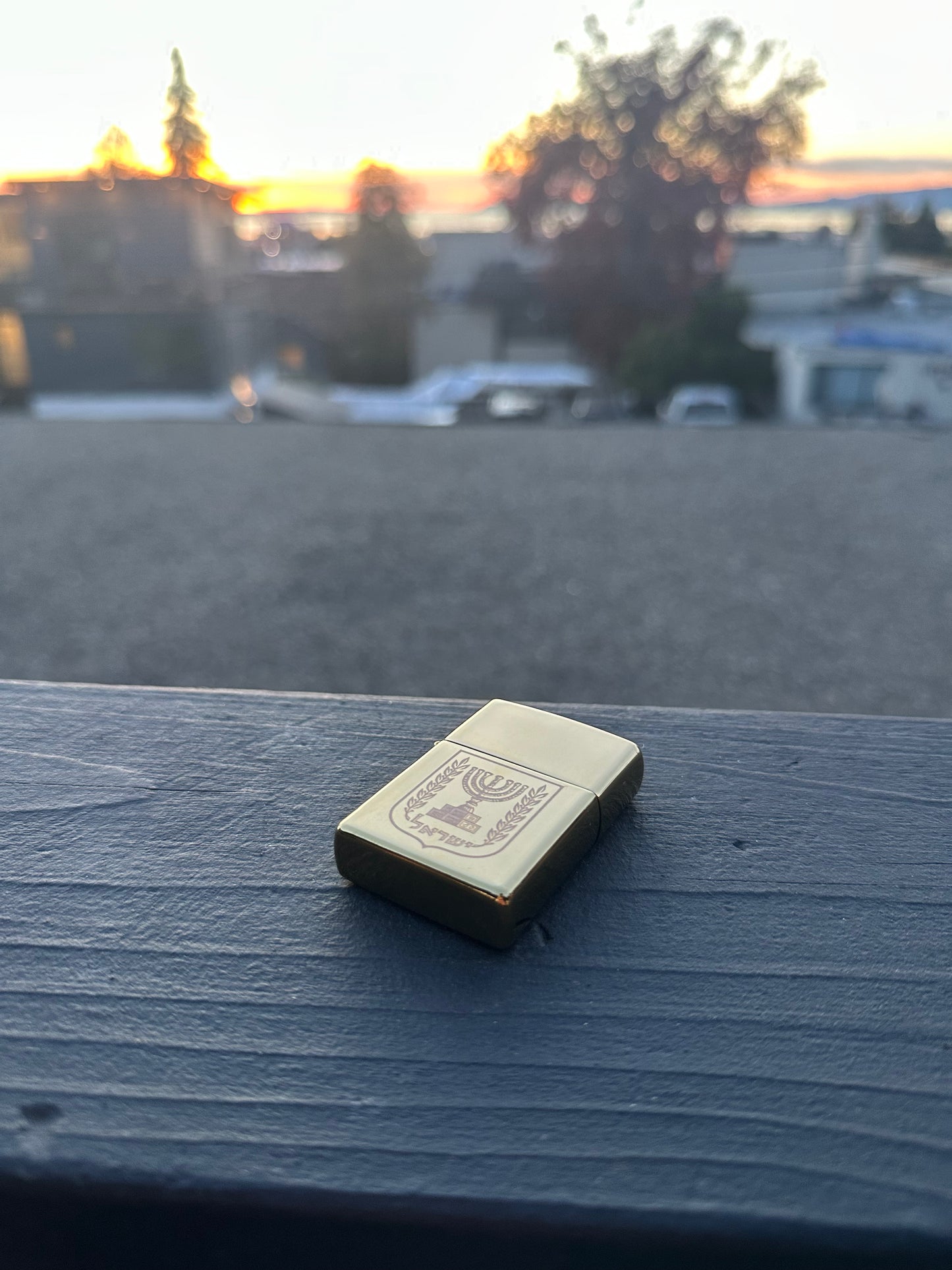 Gold Menorah Lighter