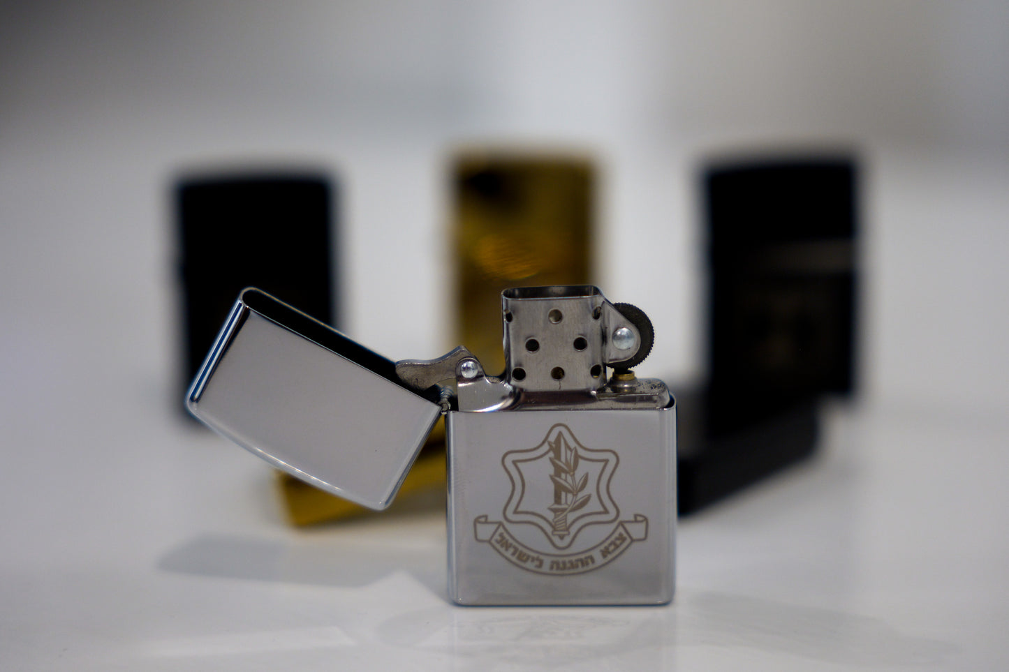 Silver IDF Lighter