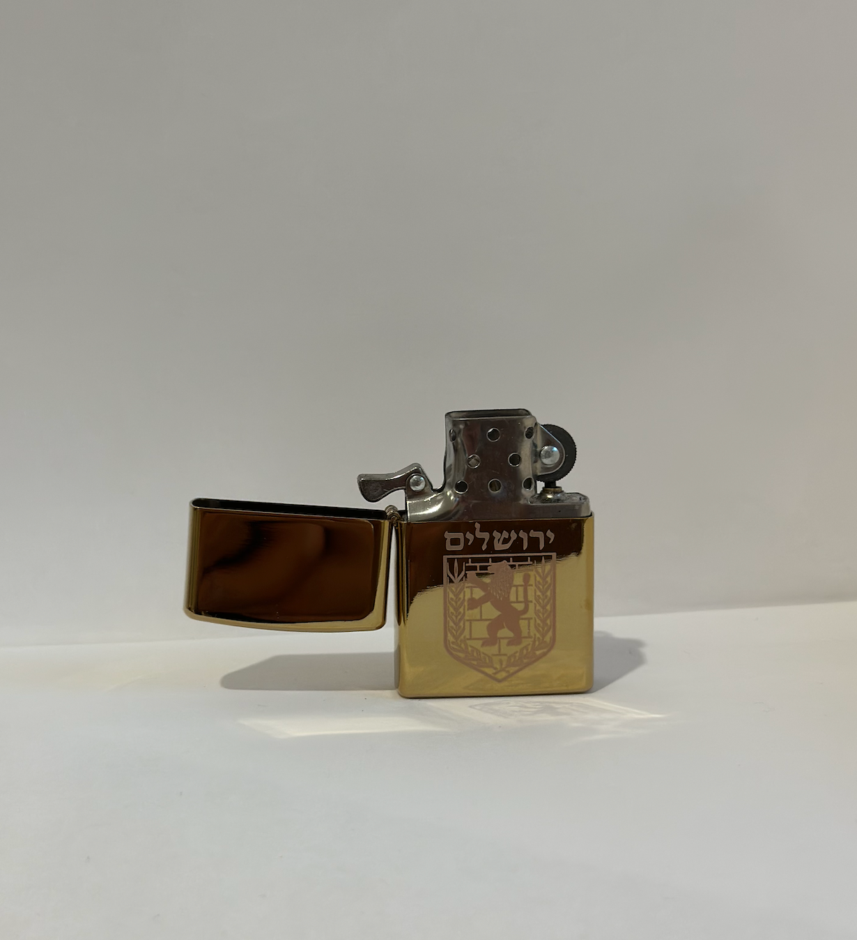 Gold Jerusalem Lighter